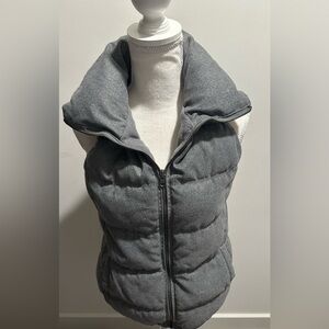 Women's Gray Puffer Vest